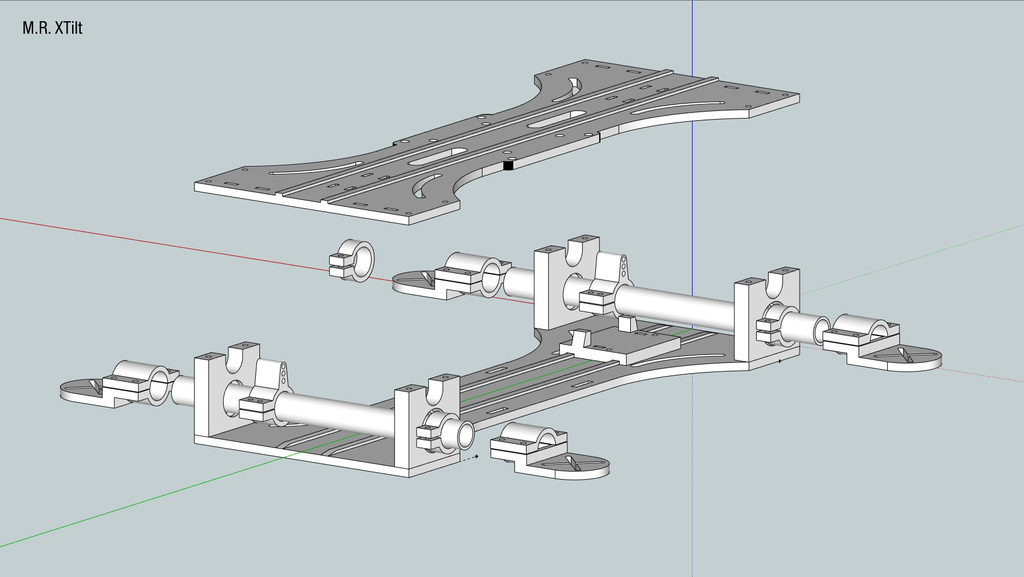 Free 3D file M.R. XTilt Dynamic Tilt Rotor (DTR) x-quad 🚁・3D print ...