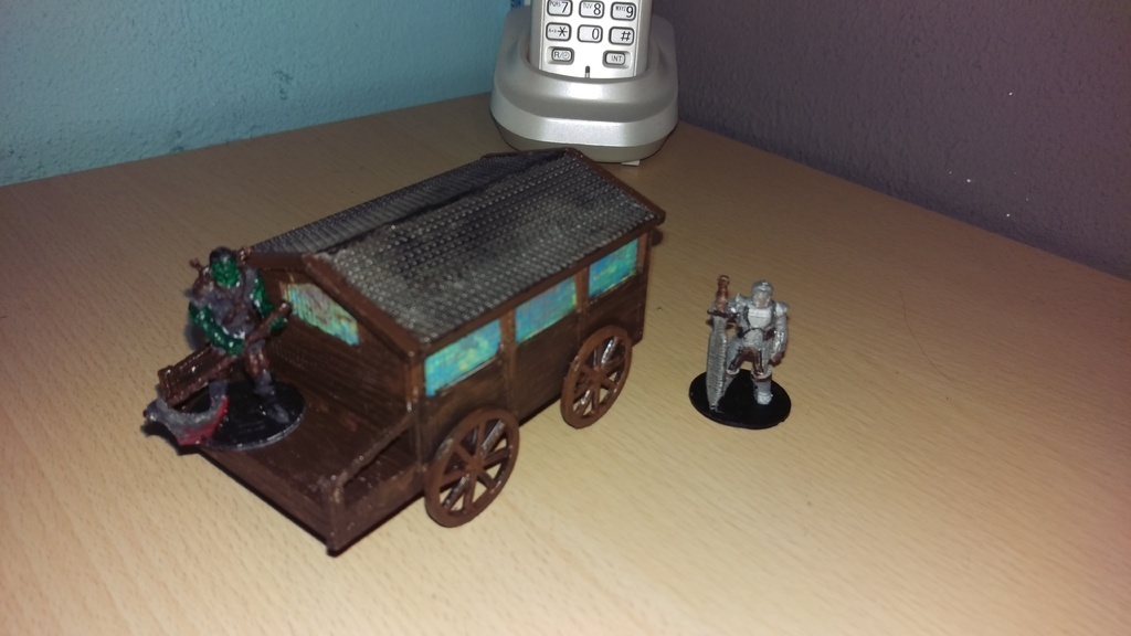 Free 3D file D&D Cart 28mm scale・3D printer design to download・Cults