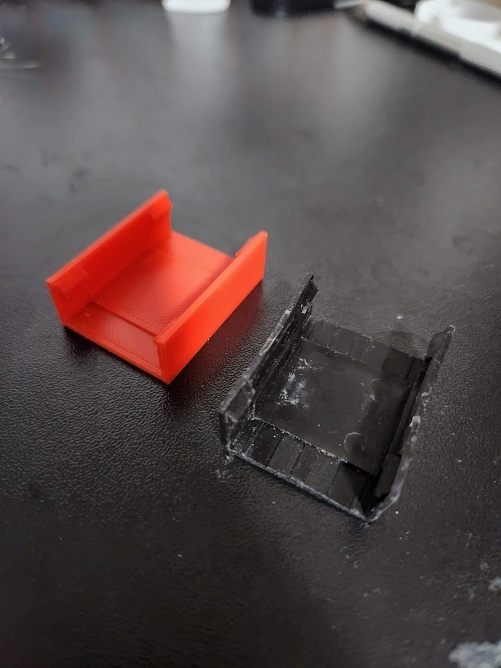 Free STL file DeLorean Glove Box Latch Cover・Model to download and 3D