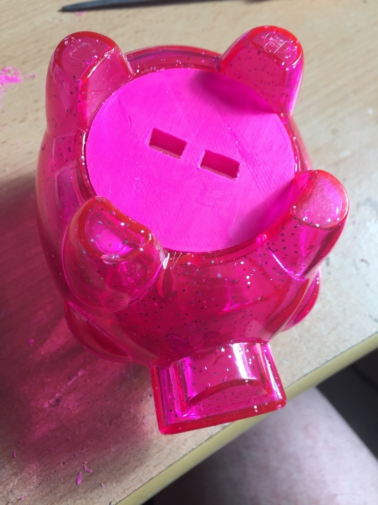 Free 3D file Piggy bank bottom・3D printing idea to download・Cults
