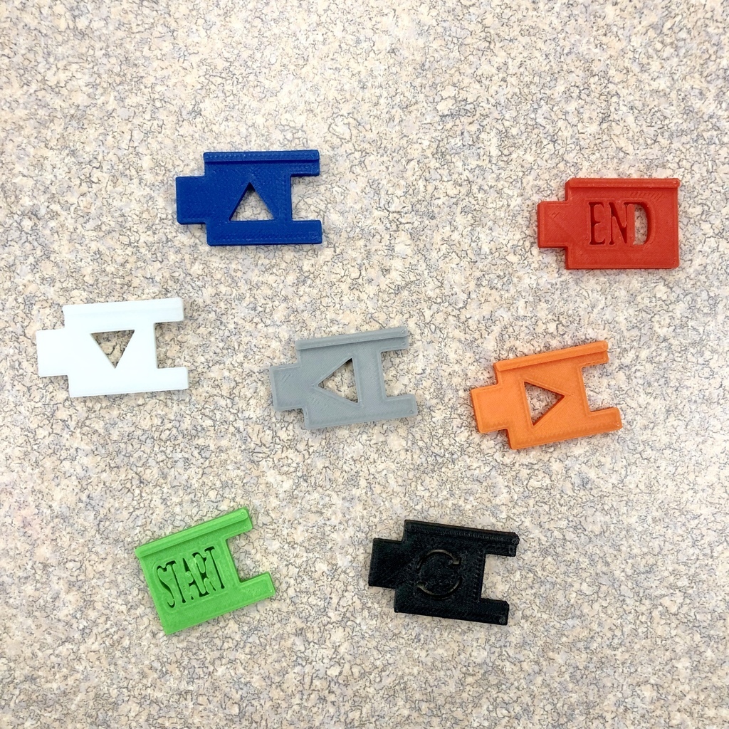 Free 3D file Coding Tiles (Start to End)・3D printable object to ...