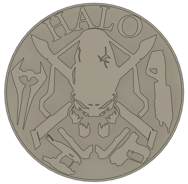 Free 3D file Halo Coaster・Design to download and 3D print・Cults