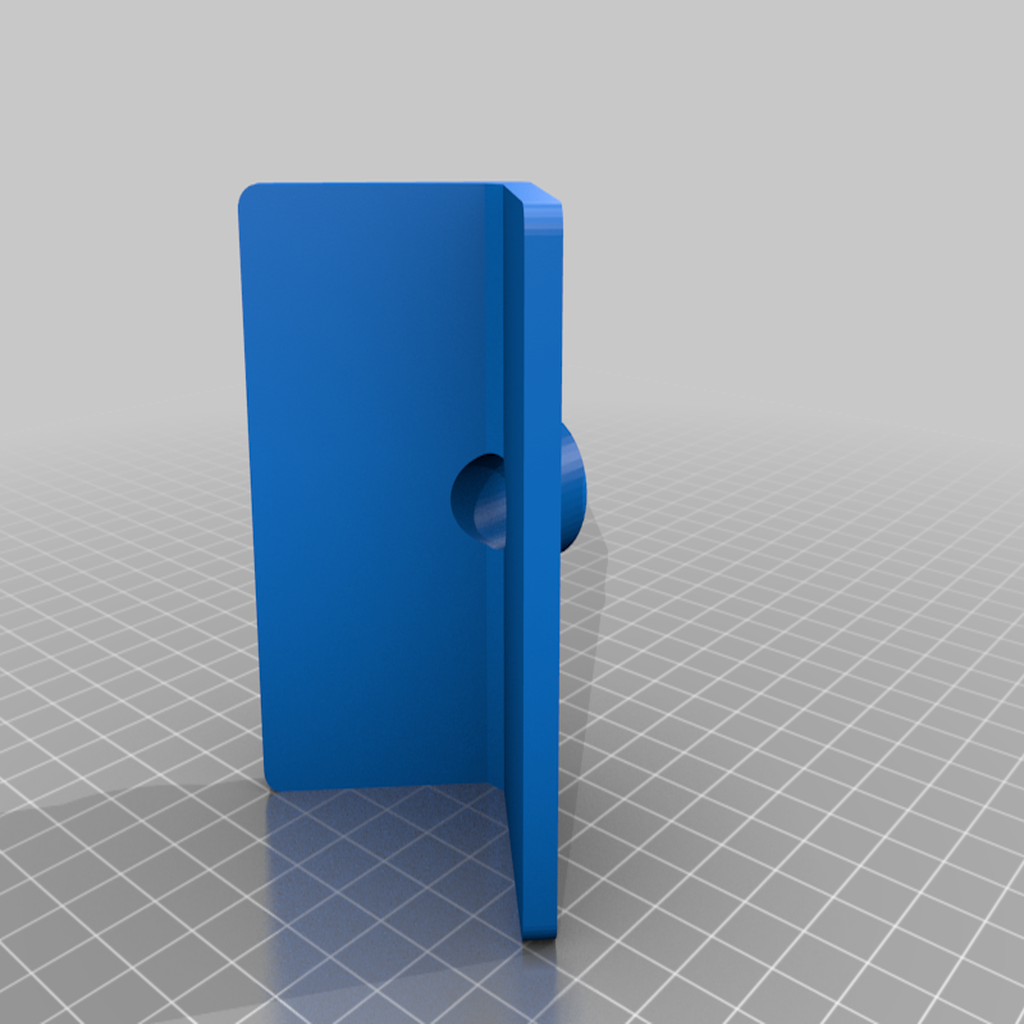 Free 3D file Drill Jig to cross drill dowel oncenter. Shown with 1/4