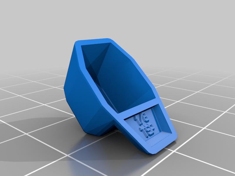 Free 3D file 1/8 Teaspoon Measuring Cup・3D printing template to ...