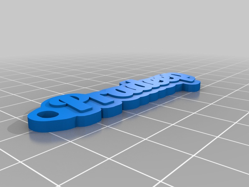 Pradeep Keychain Free 3D file Pradeep base・3D printer design to download・Cults