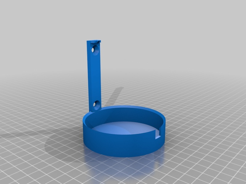 Free 3D file Cup Holder Wall Mount (vibration secure for Caravan