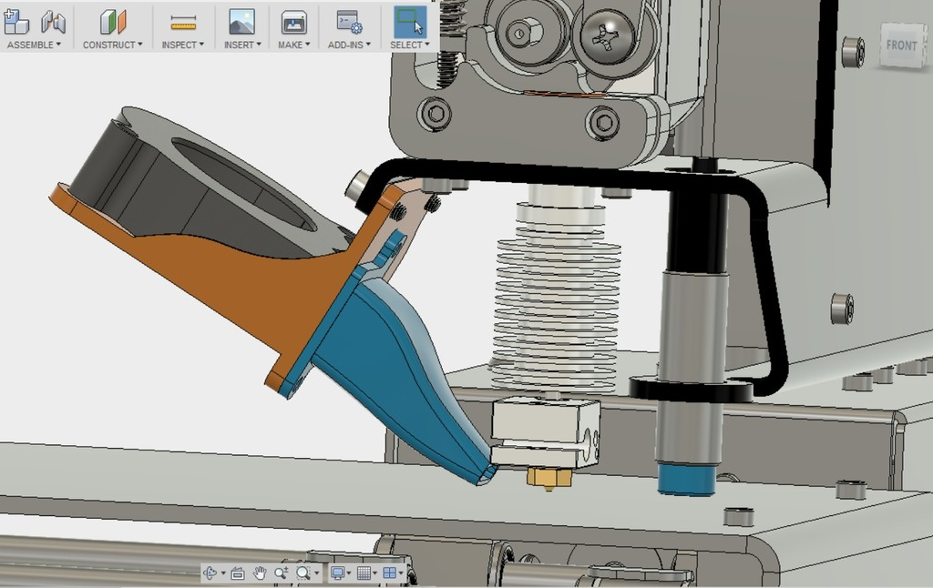 Pin Turbit Archivo 3D gratis Printrbot Simple Metal - Soporte para ventilador ...