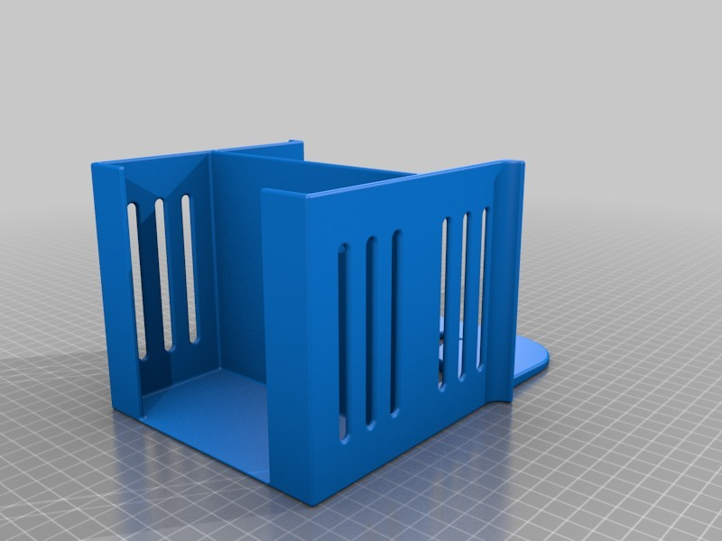 Free 3D file American Girl Doll Chair with foot rest / storage bin