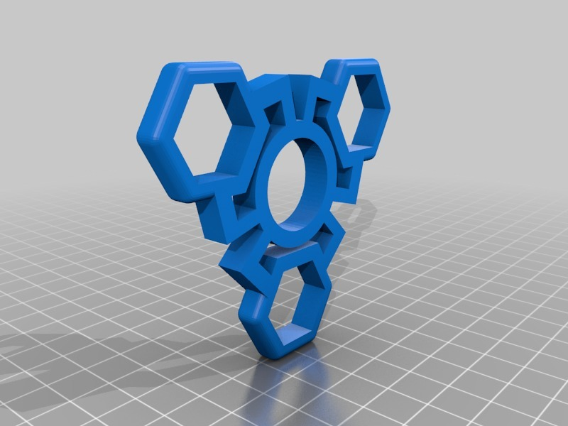 Free 3D file Nut Fidget Spinner 2・3D print object to download・Cults