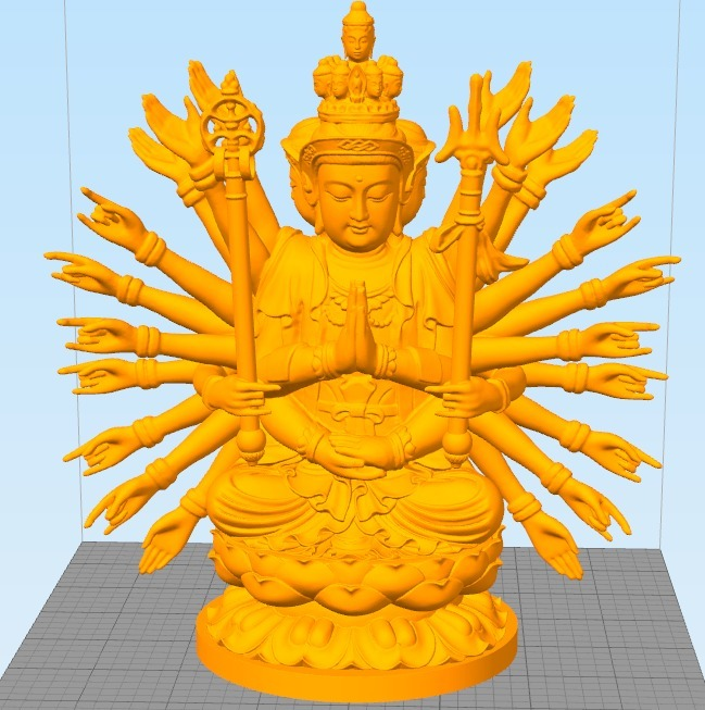 Free 3D file Thousand-Hand Guan Yin・3D printable model to download・Cults