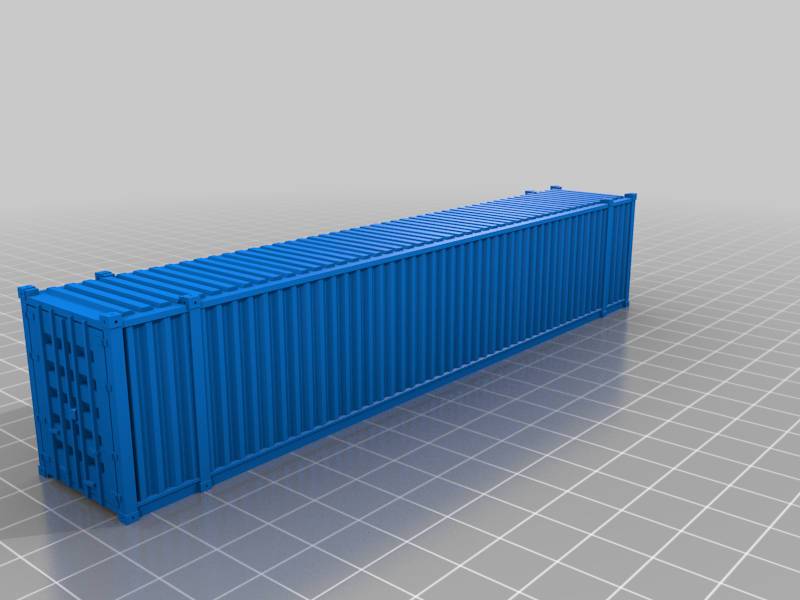 Free 3D file HO Scale Shipping Containers 10ft 20ft 40ft 48ft 🛤️・3D ...