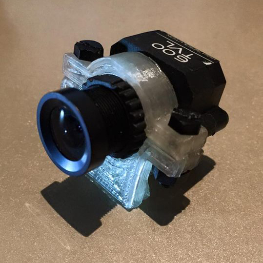 Free 3D file FatShark 600tvl FPV camera Mount 20Deg 📷・3D printable