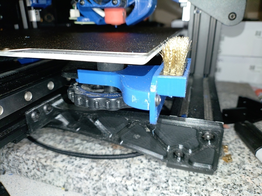 Free 3D file Ender 3 V2 Nozzle scrubber 🧞‍♂️・3D print object to