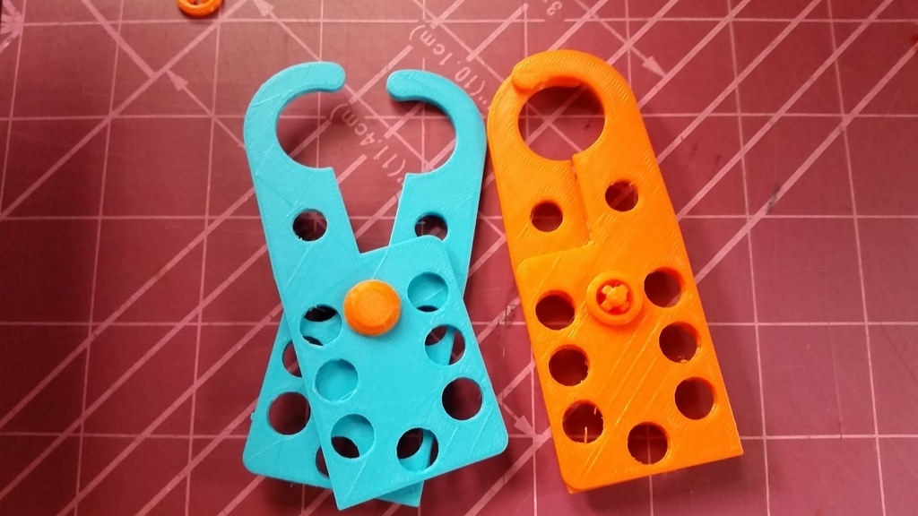 Free 3D file Lockout Hasp for Breakout EDU・3D printable design to ...