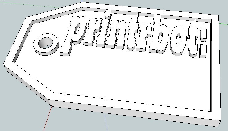 Free 3D file PrintrBot Name Tag・3D printable model to download・Cults