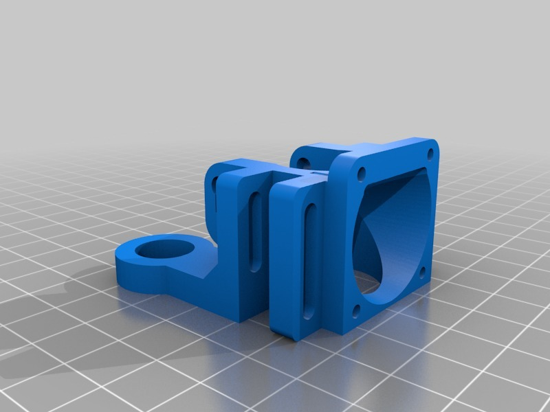 Free 3D file E3D v6 fan holder with 12mm inductive probe mount・3D ...