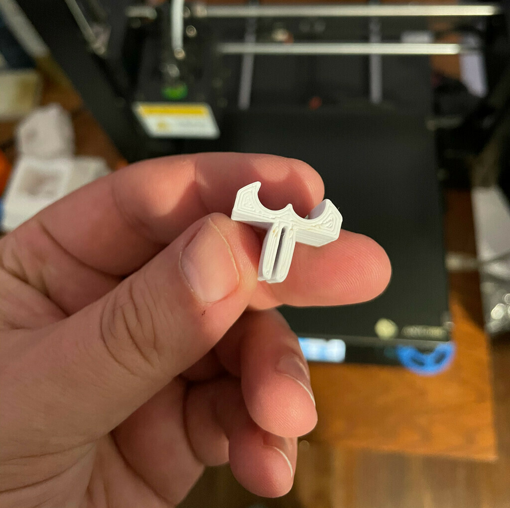 Free 3D file Guitar cable clip for scored concrete・3D printable model ...