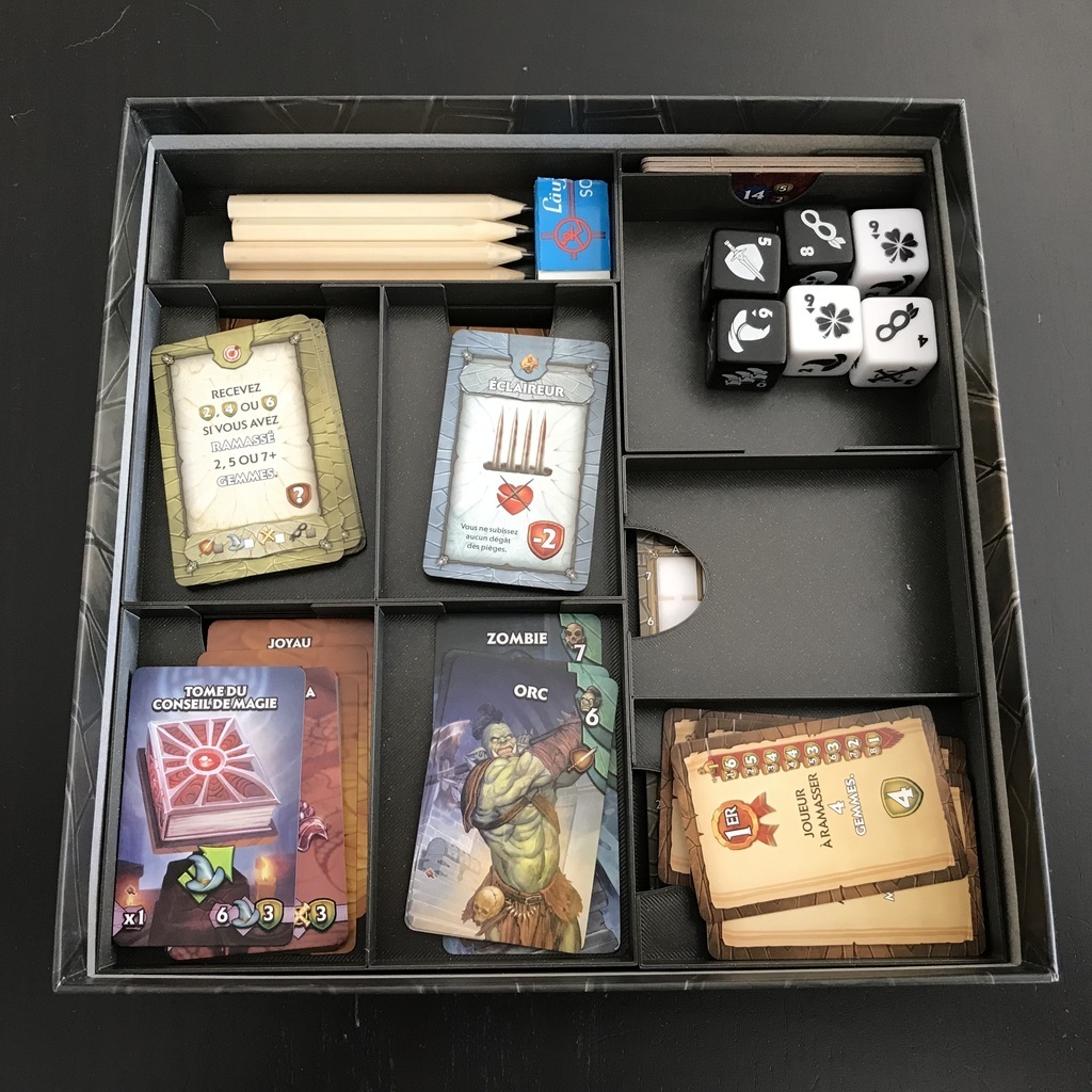 Free 3D file Paper Dungeons Insert (+ SideQuest extension) 🧸・3D print ...