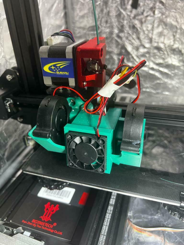 Free 3D File Easy One Piece High Airflow Ender 3 3 Pro 50x15mm Blower Free 3D File Easy One Piece High Airflow Ender 3 3 Pro 50x15mm Blower