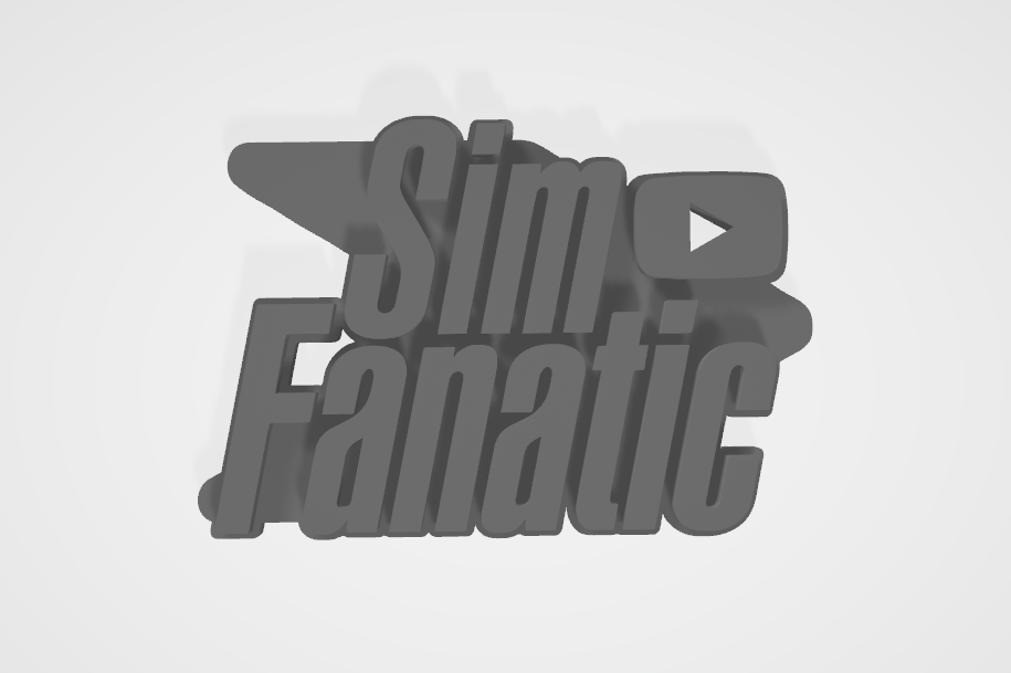 Simfphys Logo Free 3D file SimFanatic Small Logo・Design to download and 3D print・Cults