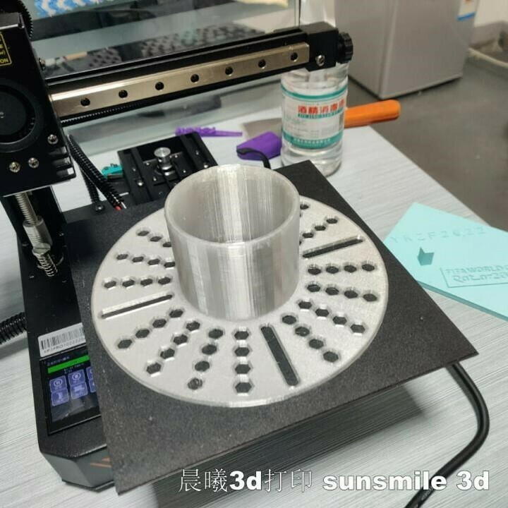 Free 3D file 3D-printable split filament spool/Plastic reel 无盘料盘・3D ...