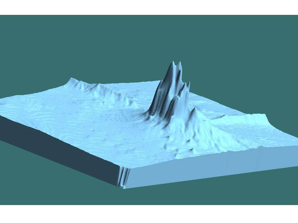 Free 3D file "The Shiprock" Shiprock, NM (Tse' bit'a'i)・3D printable