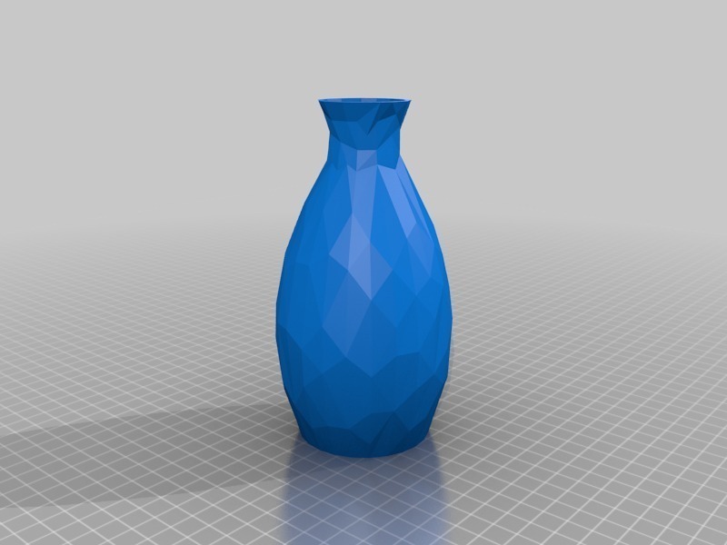 Free 3D file Low Poly Vase・3D printing idea to download・Cults