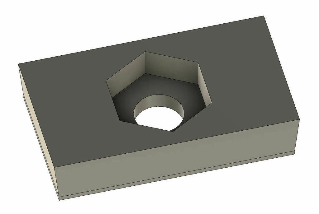 Free 3D file RotoZip depth guide nut holder・Model to download and 3D print・Cults