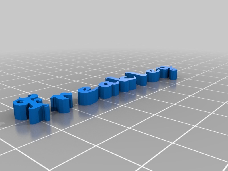 Free 3D file Freakley Nameplate・3D printable object to download・Cults