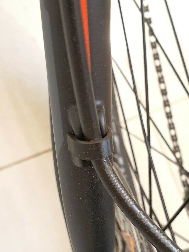 Free 3D file Bike cable clip・3D printable object to download・Cults