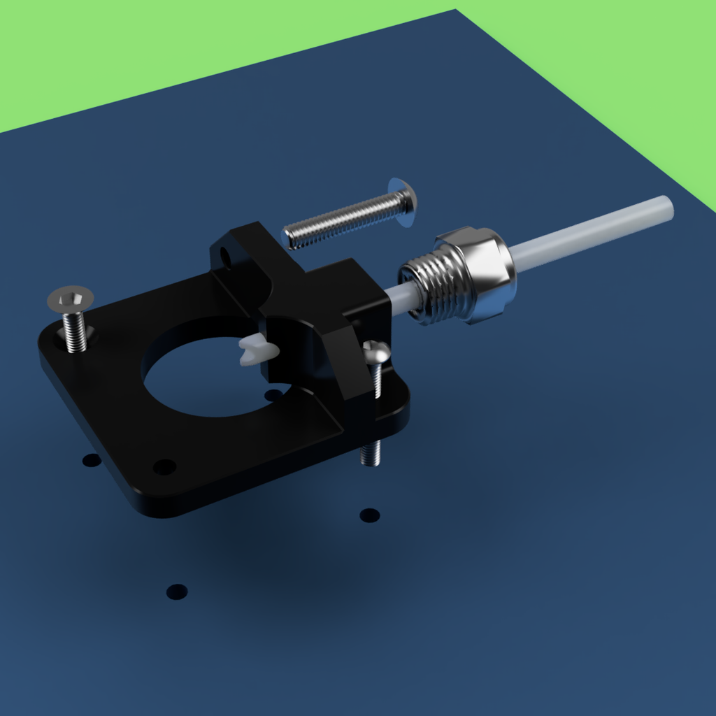 Free 3D file Flexible filament extruder upgrade improved for CR10 v2