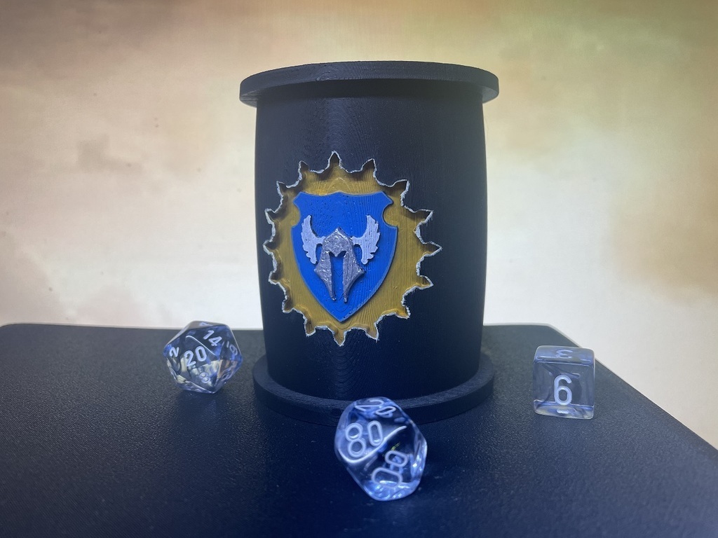 Free 3D file DnD Paladin Dice Cup・3D printer design to download・Cults