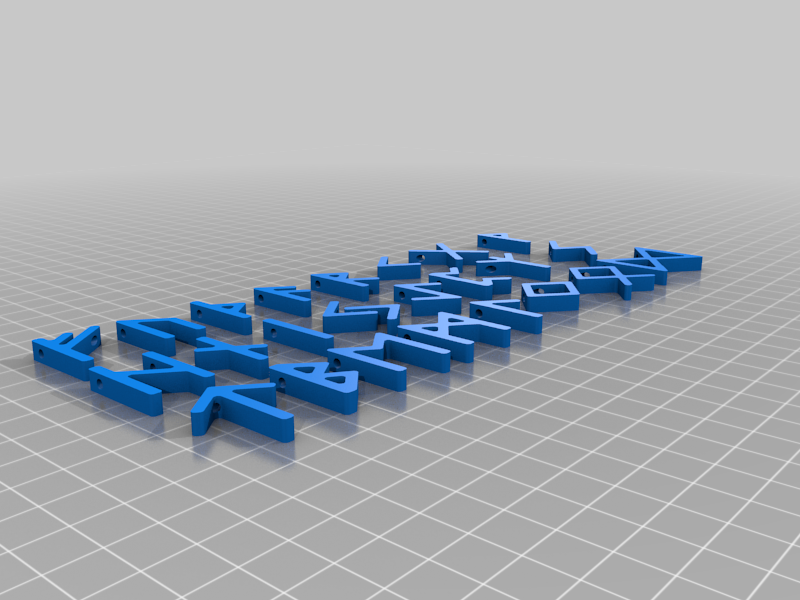 Free 3D file Elder Furthark Rune Necklace / Viking Runes đŽă»3D printer ...