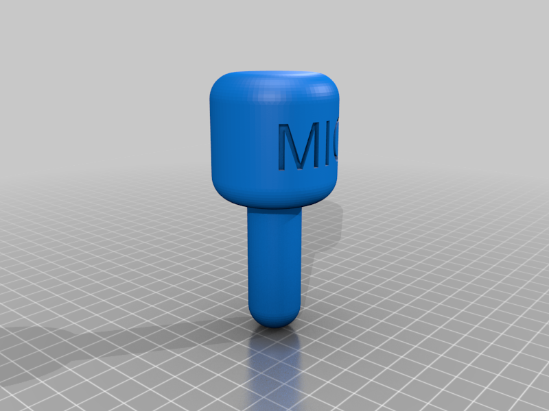 Free 3D file Microphone 🎤・3D printing template to download・Cults