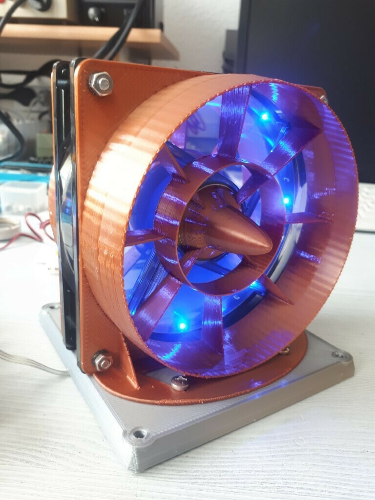 Tragbarer Clip Ventilator 4000 MAh - 3 Geschwindigkeiten & 360° Drehbar