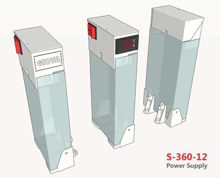 Free 3D file S36012 Power Supply Mount & Cover 🧞‍♂️・Object to