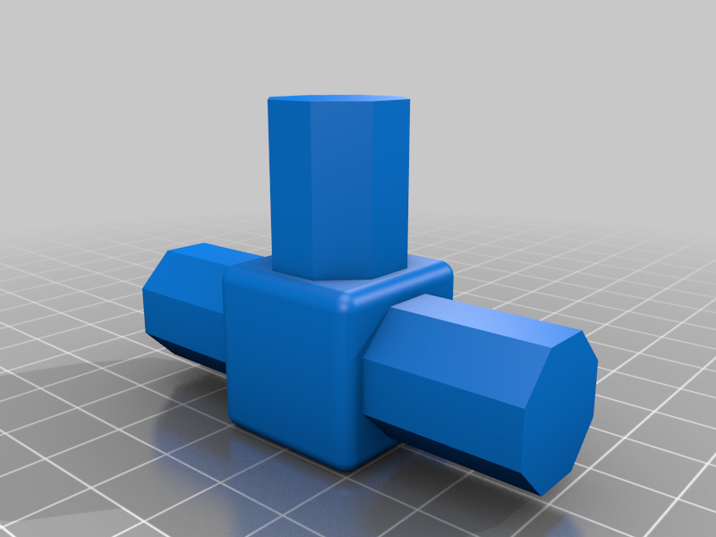 Free STL file 2345 Way Elbow fittings / segments connectors Ø20mm