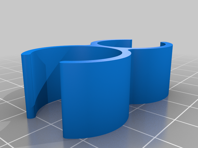 Free 3D file Double Clamp Ø20mm PVC Pipe Connector 🗜️・3D printing idea