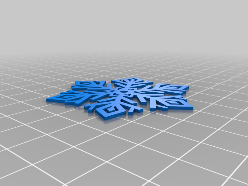 Free 3D file Snowflake Tree Ornament - Snowfall 1 ️・Template to ...