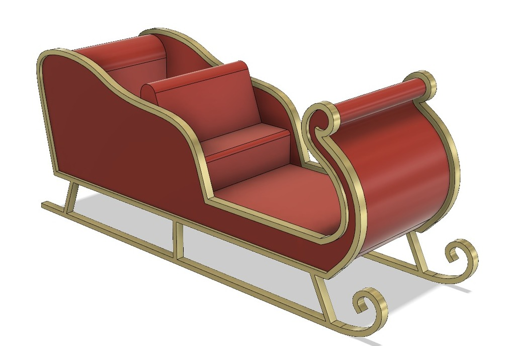Free 3D file Sleigh 🎅・3D printing template to download・Cults