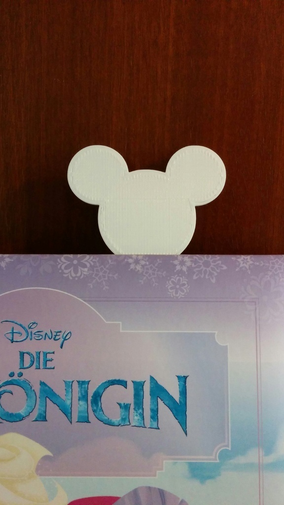 Free 3D file Mickey Mouse Bookmark 🐁・3D printer design to download・Cults