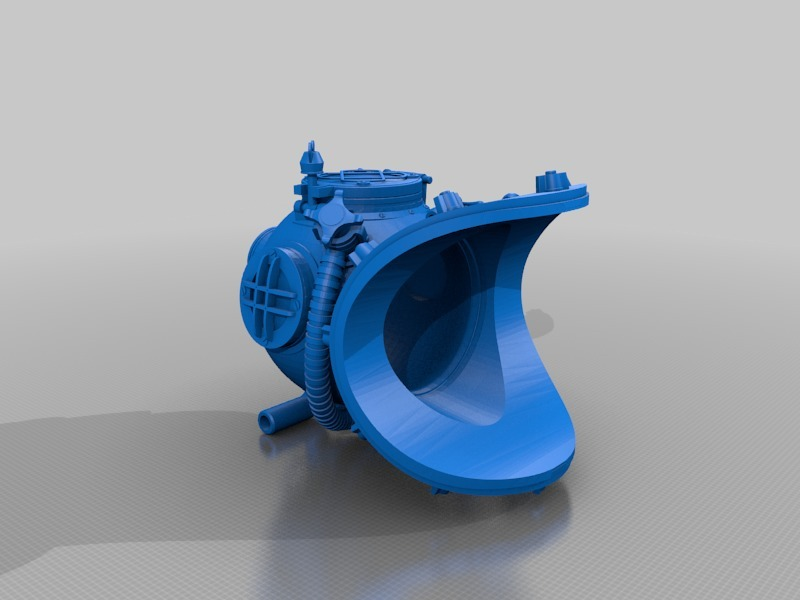 Free 3D file Diving Helmet 🤿・3D printer design to download・Cults