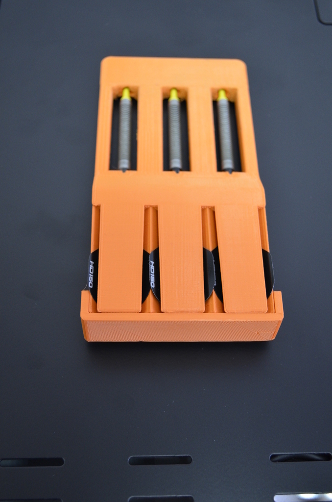 Free 3D file Dart Case for longer Darts (created in PARTsolutions) 🎯