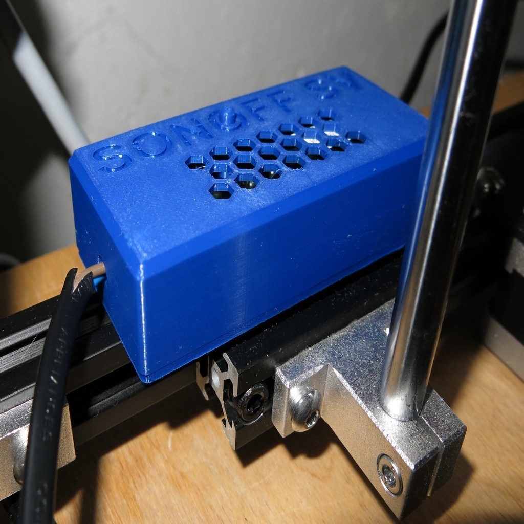 Free 3D file Sonoff SV case with button and honeycomb holes 🧞‍♂️ ...