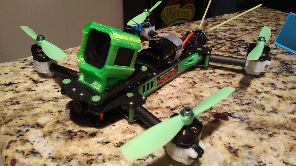 Gopro Wave Vortex Free 3D file Vortex 285 GoPro Session Mount 🚁・3D printing model to ...