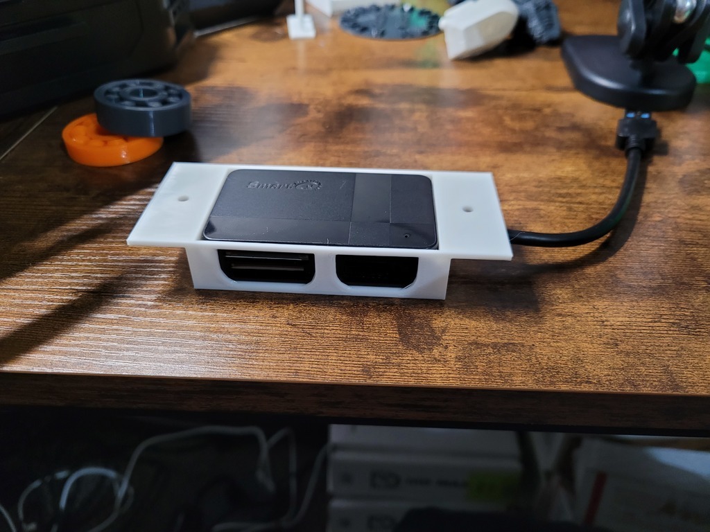 Free 3D file SmartQ C368 USB SD Card Reader Mount 💾・3D printing idea to