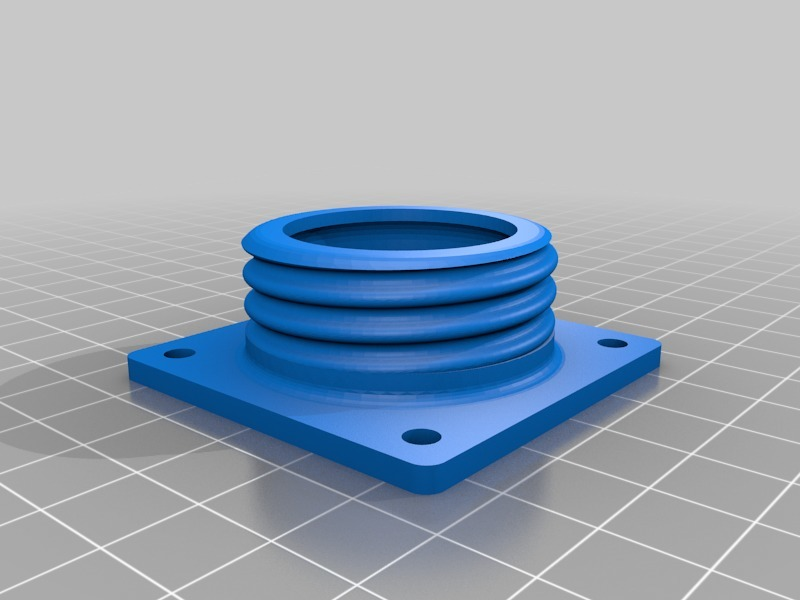 Free 3D file GOST 40mm gas mask flange 🎭・3D print object to download・Cults