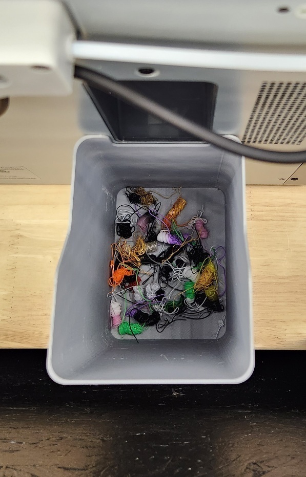 Free 3D file Filament waste bin for Bambu Lab X1 and X1-Carbon 🪢・Design ...