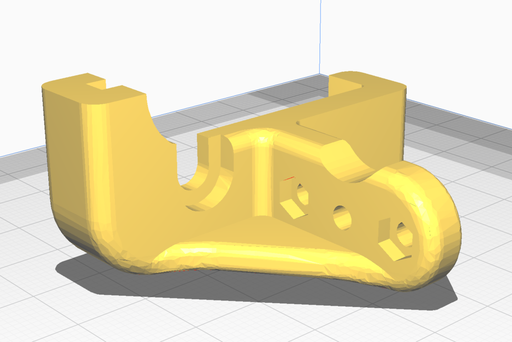 Free 3D file Ender 3 V2 BLTouch Mount w/ inlayed nuts and wire notch 🧞