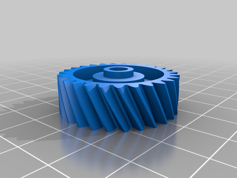 Hama Gar Free 3D file Helical gear for hama shredder ⚙️・3D print design to ...